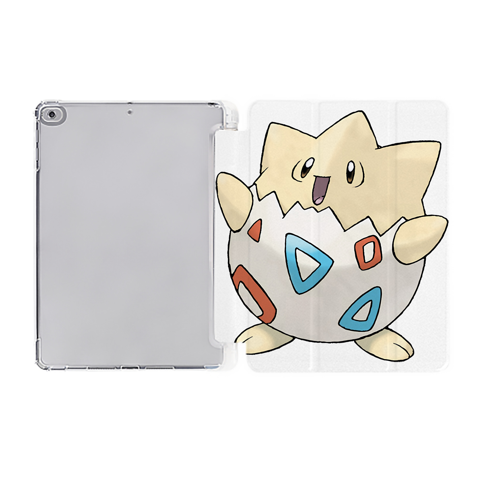 （画像用） ポケットモンスター Pokémon IPad ケース ペン収納付き 三つ折りスタンド PUレザー×シリコン 対応機種9.5/10.5/10.9インチ